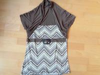 Shirt, kurzarm,  braun/ beige/ mint, Gr. M, AMISU Hessen - Usingen Vorschau
