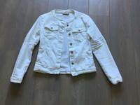 Jeansjacke weiß Gr. 36 Bayern - Pleinfeld Vorschau