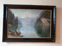 altes Ölgemälde Königssee von Hermann Kiekebusch Sachsen-Anhalt - Rätzlingen bei Haldensleben Vorschau