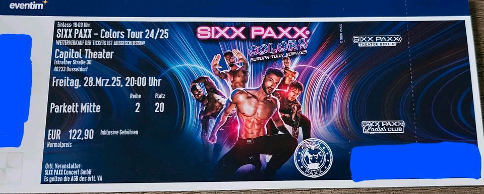 Sixx Paxx Colors Tour 24/25 in Gladbeck