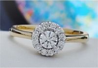 Bicolor Diamant 0,5 CT Damenring Brillant Goldring Verlobungsring Niedersachsen - Bohmte Vorschau