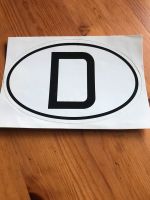 Sticker Deutschland D-Zeichen Aufkleber Niedersachsen - Staufenberg Vorschau