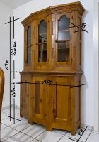 Schrank Vitrine Vitrinenschrank Holz massiv Düsseldorf - Angermund Vorschau