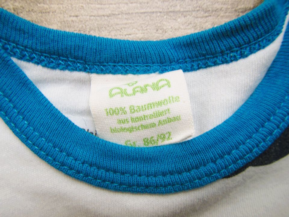 Alana* Kinder Body Gr. 86/92*WoW* DM Blau Bio Baumwolle Basic Bod in Berlin