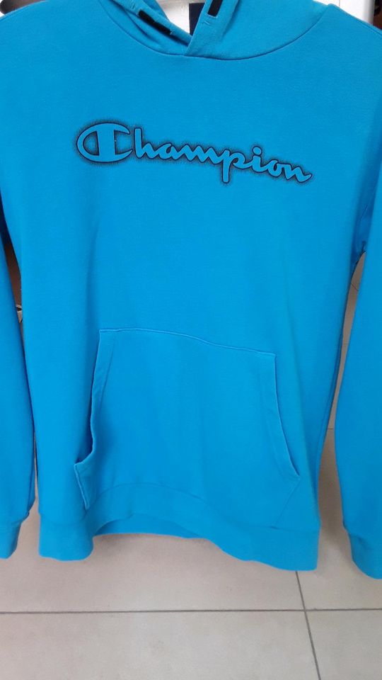 Toller Champion  Hoodie Gr.  XL 162/167 / ca 164 in türkis in Rösrath