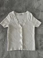 Pimkie Stricktop Strick Pulli Shirt Top Gr xs weiß Hessen - Wehretal Vorschau