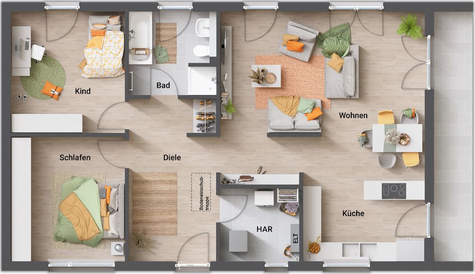 Ein Stück Wohnqualität sichern in Bad Langensalza OT Zimmern – Novo interpretiert den Hausbau neu in Bad Langensalza