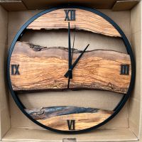 Wanduhr handgemacht Unikat Holz Olivenholz Geschenk Eiche Uhr Neu Nordrhein-Westfalen - Paderborn Vorschau