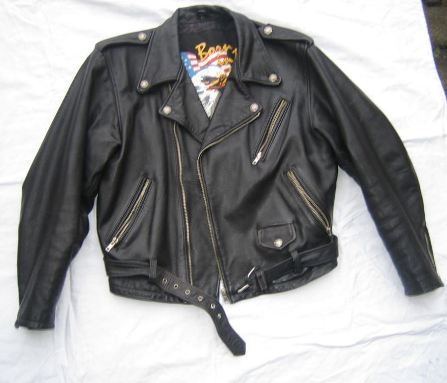 Bikerjacke Lederjacke L Harley Davidson Holoubek Motorradjacke in Deißlingen