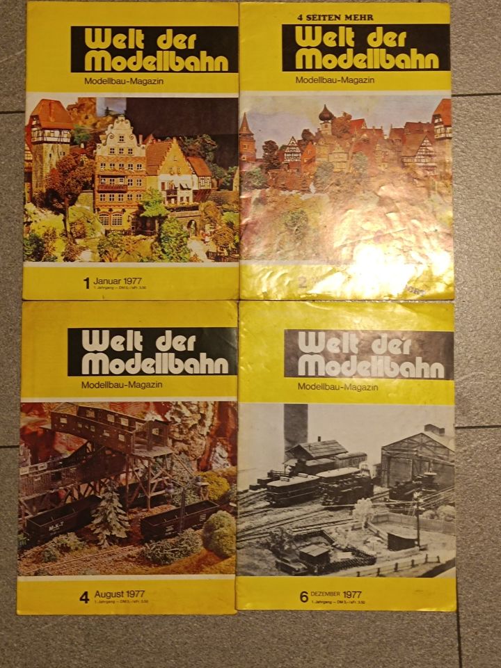 Welt der Modellbahn 1977 4 Ausgaben in Oberhonnefeld-Gierend