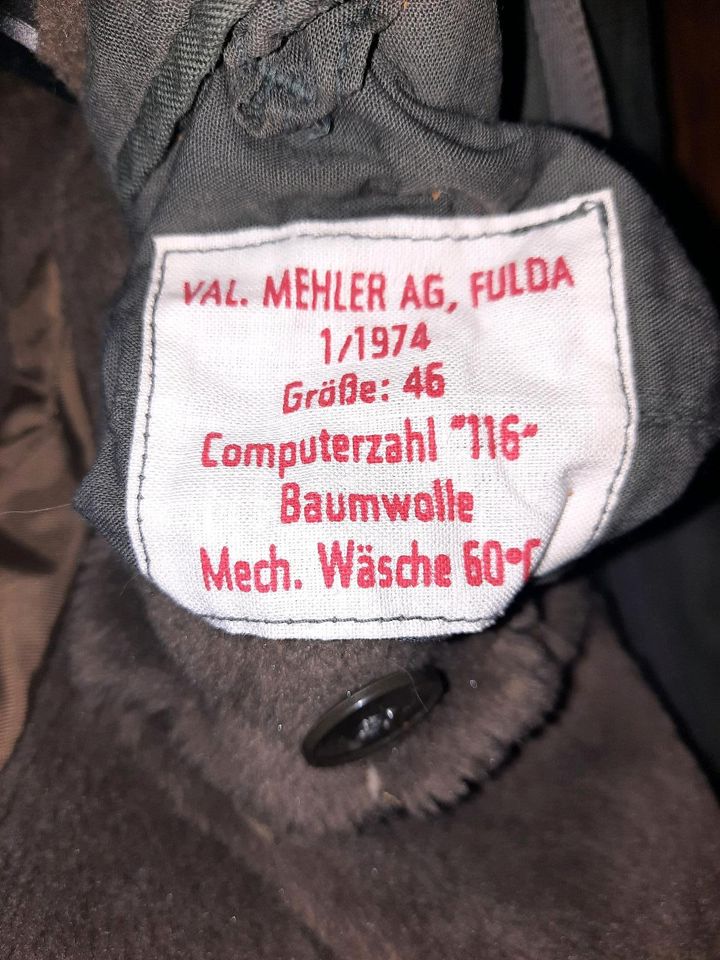 BW Original Parka Gr. 46 oliv - mit Futter - vintage in Recklinghausen