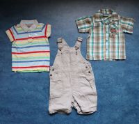 Sommerpaket (3 Teile), T-Shirt, Hemd, Latzhose, Gr. 86, Jungen Baden-Württemberg - Crailsheim Vorschau