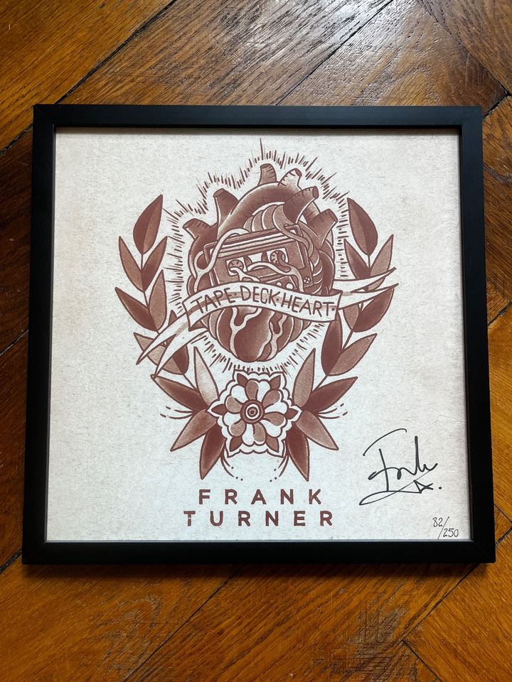 Frank Turner - Tape Deck Heart Signed Art Print in München