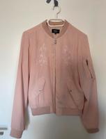 rosa Bomberjacke Blouson mit Stickereien, rosa leichte Jacke Hessen - Eichenzell Vorschau