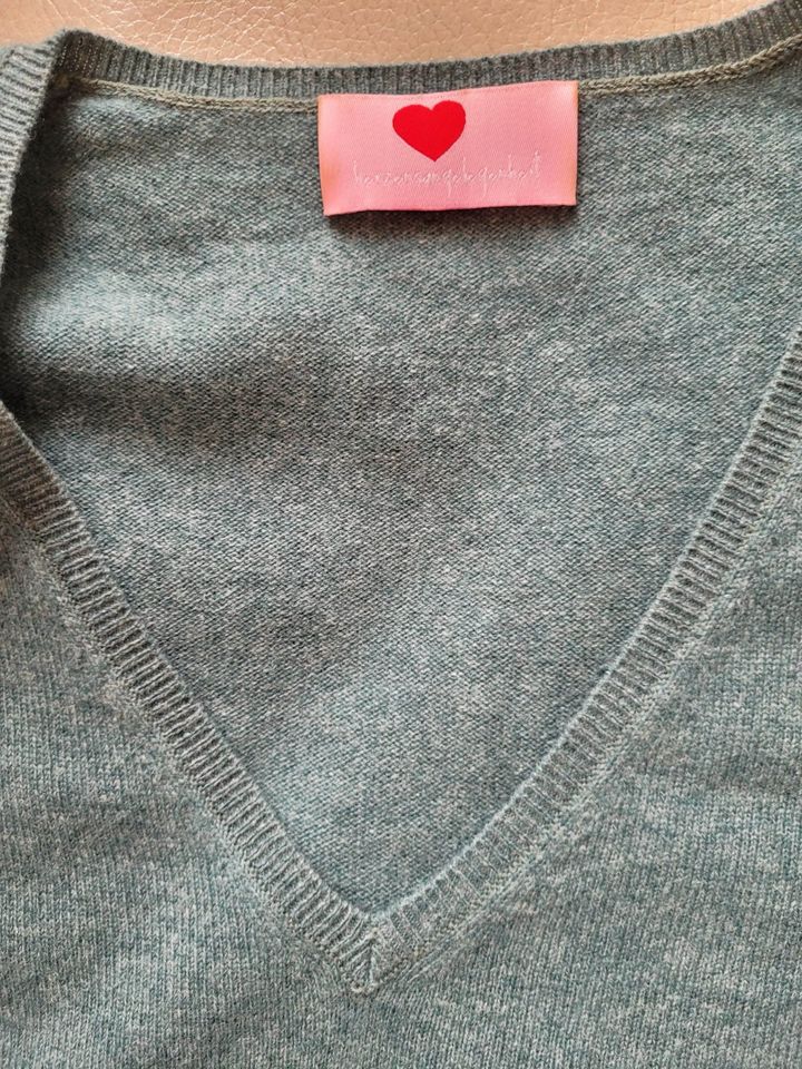 Pullover 100% Cashmere/Kaschmir von Herzensangelegenheit, grün,XL in Langenfeld