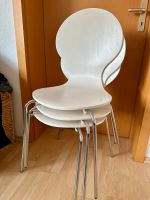 Stuhl Stühle Holz weiß stapelbar Ikea Rheinland-Pfalz - Klein-Winternheim Vorschau