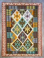 Afghan Kelim 203x150 cm handgewebt kilim Orientteppich bunt Berlin - Wilmersdorf Vorschau