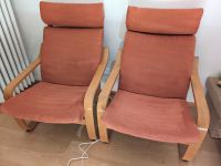 2x Ikea Poäng Terracotta / Weinrot gebraucht München - Sendling-Westpark Vorschau