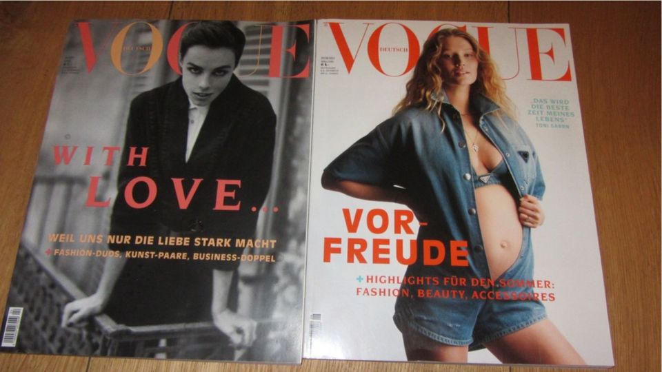 4x Vogue Magazin Januar - Juni 2021 neuwertig in Worms