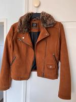 Leichte Damenjacke, Lederjacke, Herbstjacke mit Pelz Bayern - Schweinfurt Vorschau