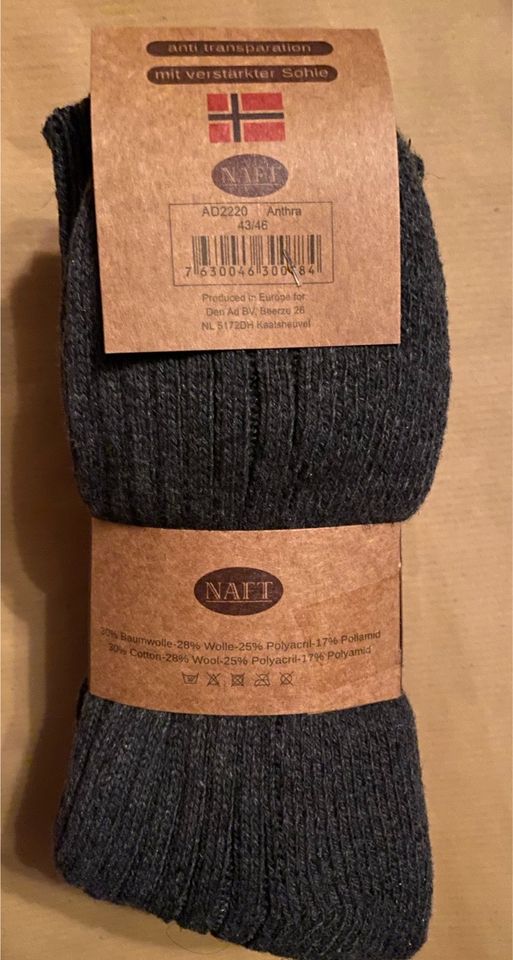 Original Norweger Socken 3 Paar Größe 43-46 Neu & OVP in Lübeck