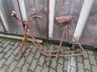 Oldtimer Fahrradrahmen Damen Brandenburg - Lauchhammer Vorschau