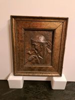 Antikes Bronze Bild, Bergarbeiter,  Steiger, 38x33cm Nordrhein-Westfalen - Leichlingen Vorschau