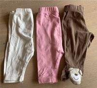 3 leggings / Hosen - rosa weiß braun - gr. 50/56 Bayern - Großwallstadt Vorschau