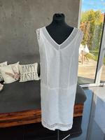 Kleid leicht Sommer ärmellos 100% Leinen weiß Creme Passport 36 Bayern - Fürstenzell Vorschau