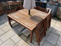 Set Gartentisch mit 6 Stühlen aus Holz Rheinland-Pfalz - Idar-Oberstein Vorschau