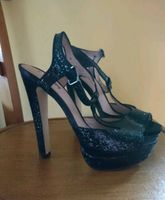 High Heel Pumps Sandalen Glitzer Peep Toes Rockabella PinUp Bochum - Bochum-Ost Vorschau