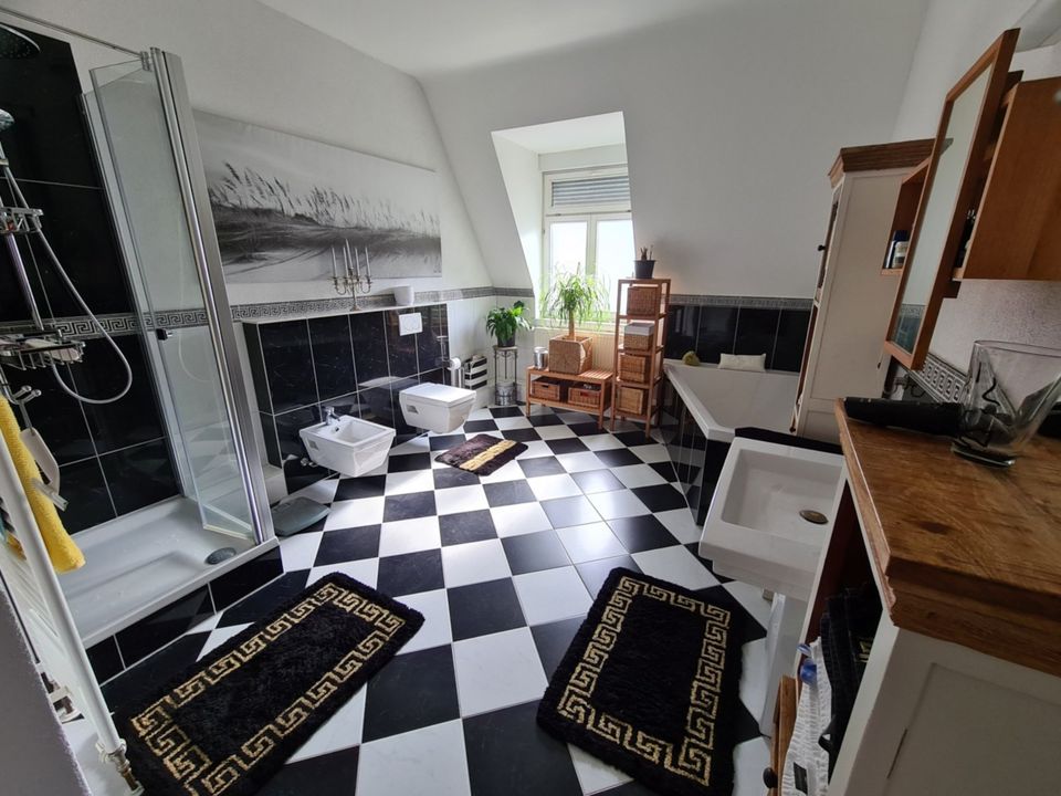 Tolle sanierte Altbau-Maisonettewohnung, energieeff. mit Garten in Mannheim