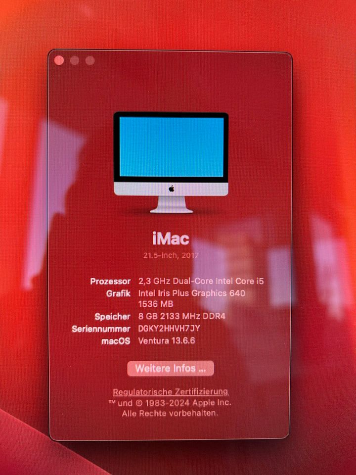 2 x Apple iMac Retina 4K - 2017 - 21.5 Inch in München