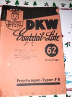 DKW Frontwagen F8 Ersatzteilliste Nordrhein-Westfalen - Sankt Augustin Vorschau