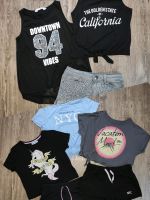 Paket Shirts Shorts Mädchen Gr. 134 140 h&m c&a Bayern - Goldkronach Vorschau