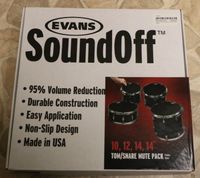 EVANS SoundOff Schlagzeugdämpfer /Evans Sound Off 10, 12, 14, 14" Baden-Württemberg - Stutensee Vorschau