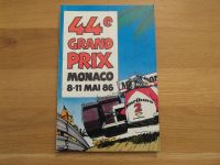 FORMEL 1 GRAND PRIX MONACO 1986 ORIGINAL PROGRAMM HEFT RARITÄT!!! Berg - Bachhausen Vorschau