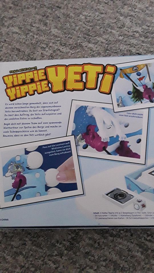 Spiel  Yippie Yeti Hasbro ab 6 Jahren Versand 4,95 in Bernau