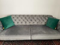 Sofa Couch Chesterfield Stil (grau) Münster (Westfalen) - Hiltrup Vorschau