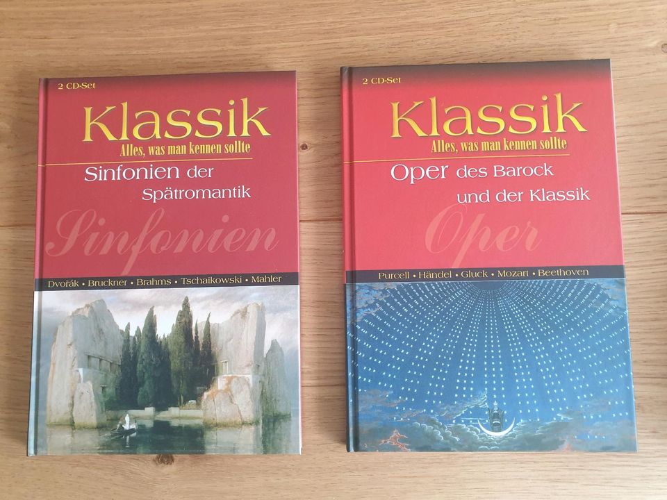 6 Klassik Bücher mit CDs in Geldern