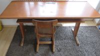 Schreibtisch Antik Schulschreibtisch mit Stuhl Kinder Holz Bayern - Saldenburg Vorschau