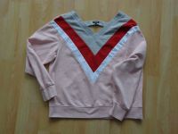 Damen Sweatshirt rosa mit farbigen Einsätzen Gr. XL Baden-Württemberg - Bernstadt Vorschau