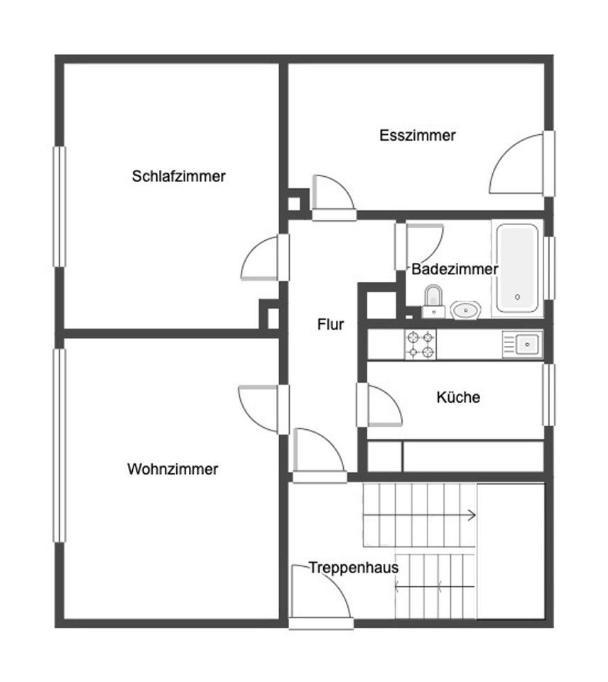 Zweifamilienhaus in ruhiger Stadtlage mit großem Garten und Doppelgarage in Kassel