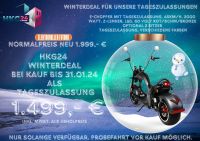 Elektro Roller Chopper Z Li Ionen Winteraktion NP: 1.999,-€ Brandenburg - Großbeeren Vorschau