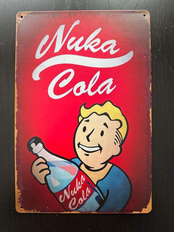 Fallout Vault Boy Nuka Cola Blechschild Deko Fun Gaming in Düsseldorf