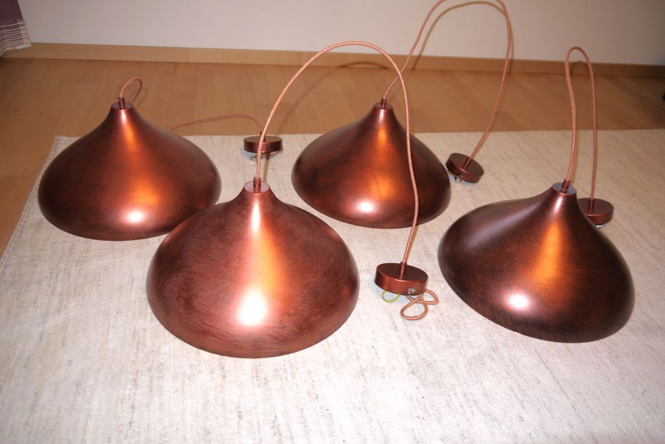 TRIO Ramses Pendelleuchte Kupfer matt TOP Vintage Lampe Metall in Freudenstadt