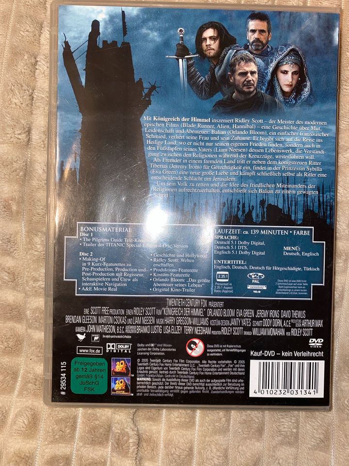 NEU DVD Königreich der Himmel Kingdom of heaven Orlando Bloom in Hamburg