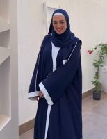 Islamisches Gebetskleid Blau / Weiss Mitte - Wedding Vorschau