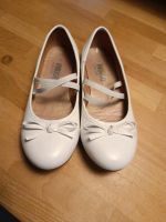 Kommunion Schuhe Gr. 34 weiße Ballerinas Bayern - Sankt Wolfgang Vorschau