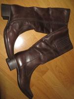 JOHANN Stiefel - NEU - Lederstiefel Damen Gr. 37 braun echt Leder Bayern - Diedorf Vorschau